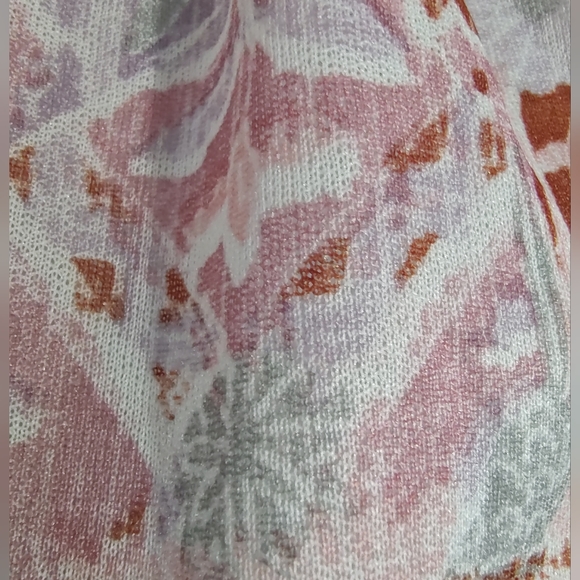 Vintage 1970's Dress Spring Floral & Bird Print Size Large XLarge Kenny Classics - Picture 8 of 13